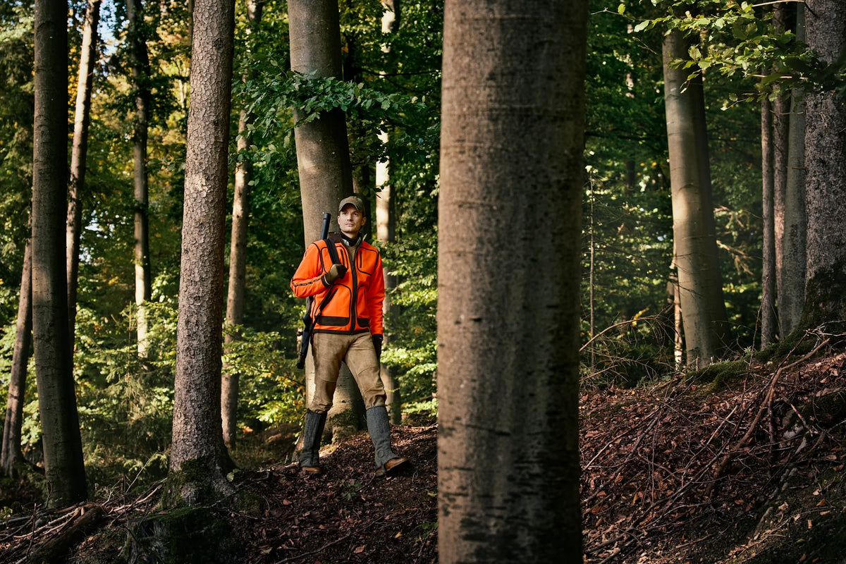 Kamko Blaze rev. fleece jacket - Orange blaze/Willow green