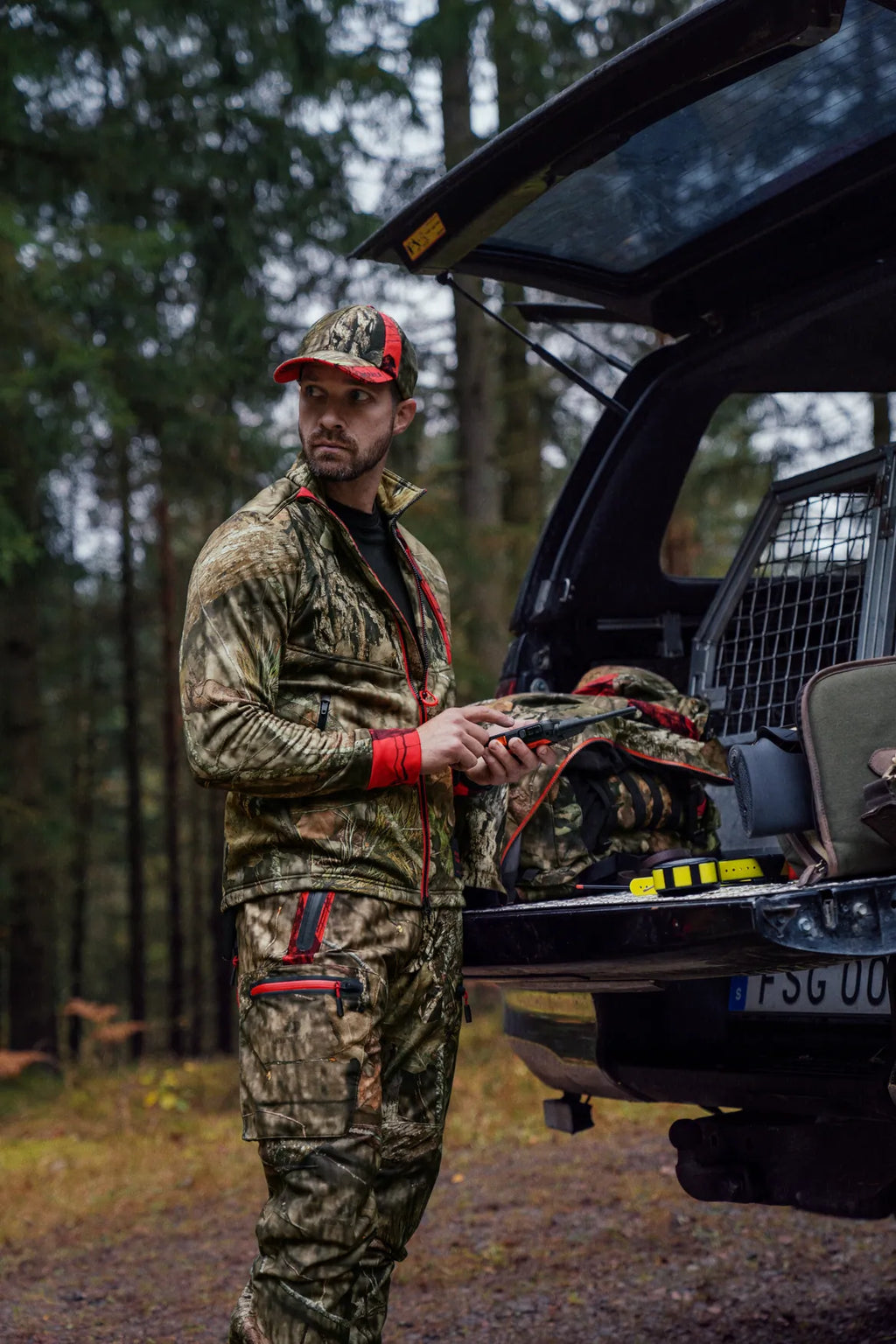 Moose Hunter 2.0 fleece jacket  - MossyOak®Break-Up Country®/MossyOak®Red