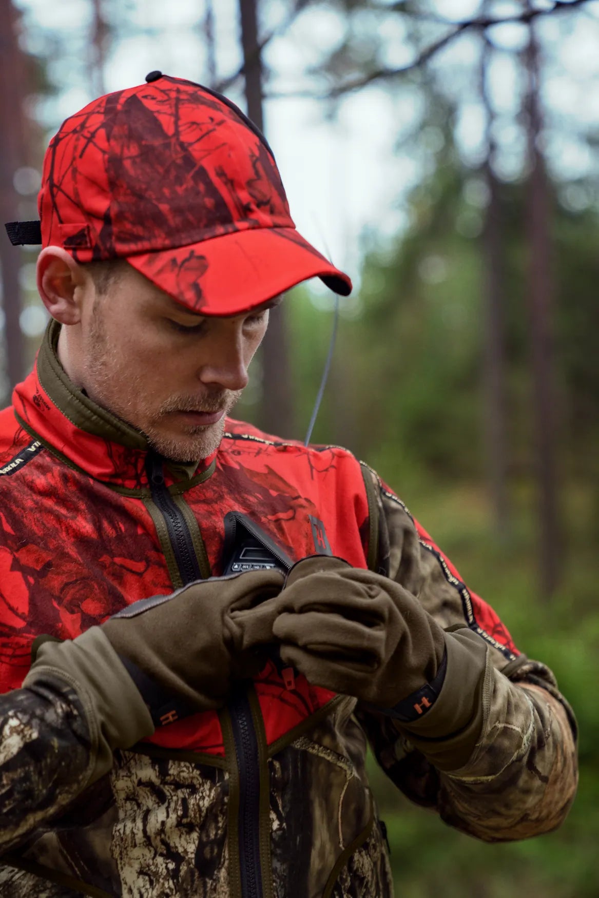 Kamko camo reversible WSP jacket - Hunting green/MossyOak®Break-up Country®