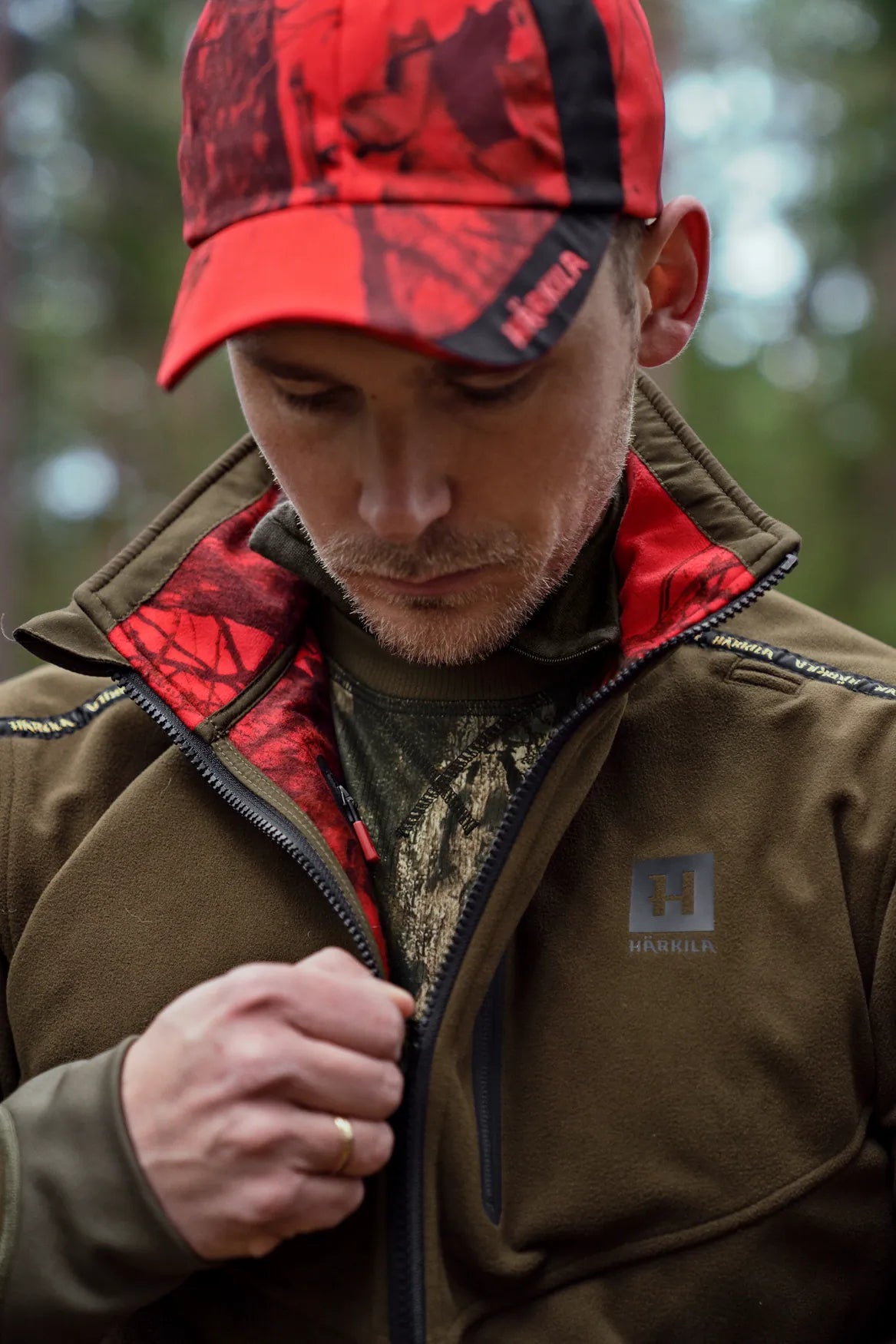 Kamko camo reversible WSP jacket - Hunting green/MossyOak®Break-up Country®