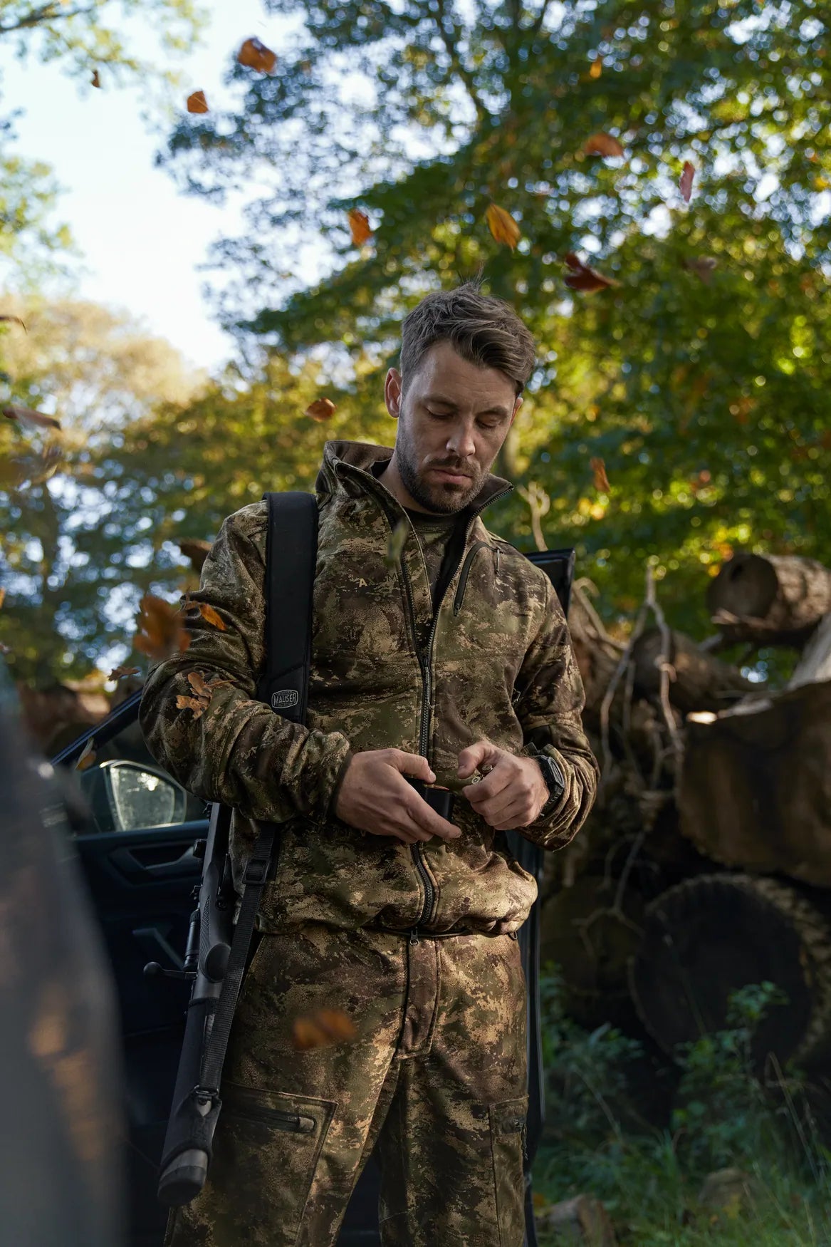 Deer Stalker camo WSP fleece jacket  - AXIS MSP®Forest