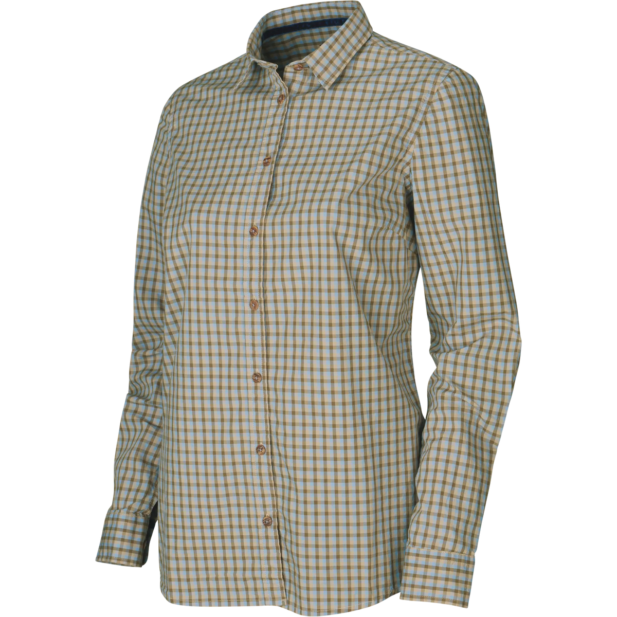 Selja Lady L/S check shirt - Heritage blue check