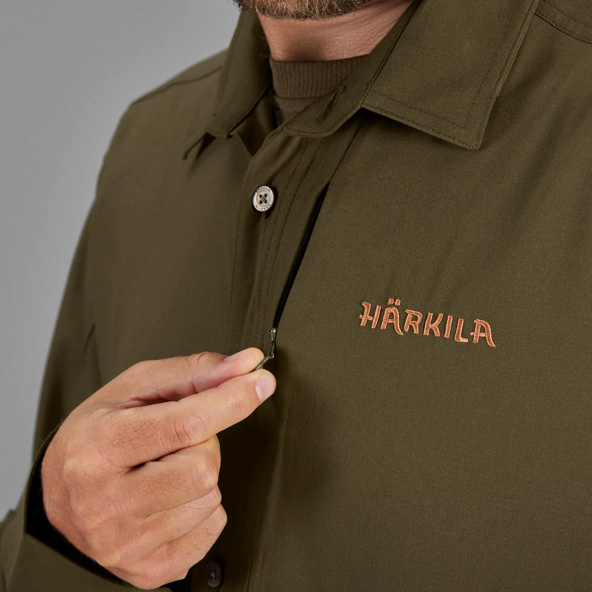 Trail L/S shirt - Willow green