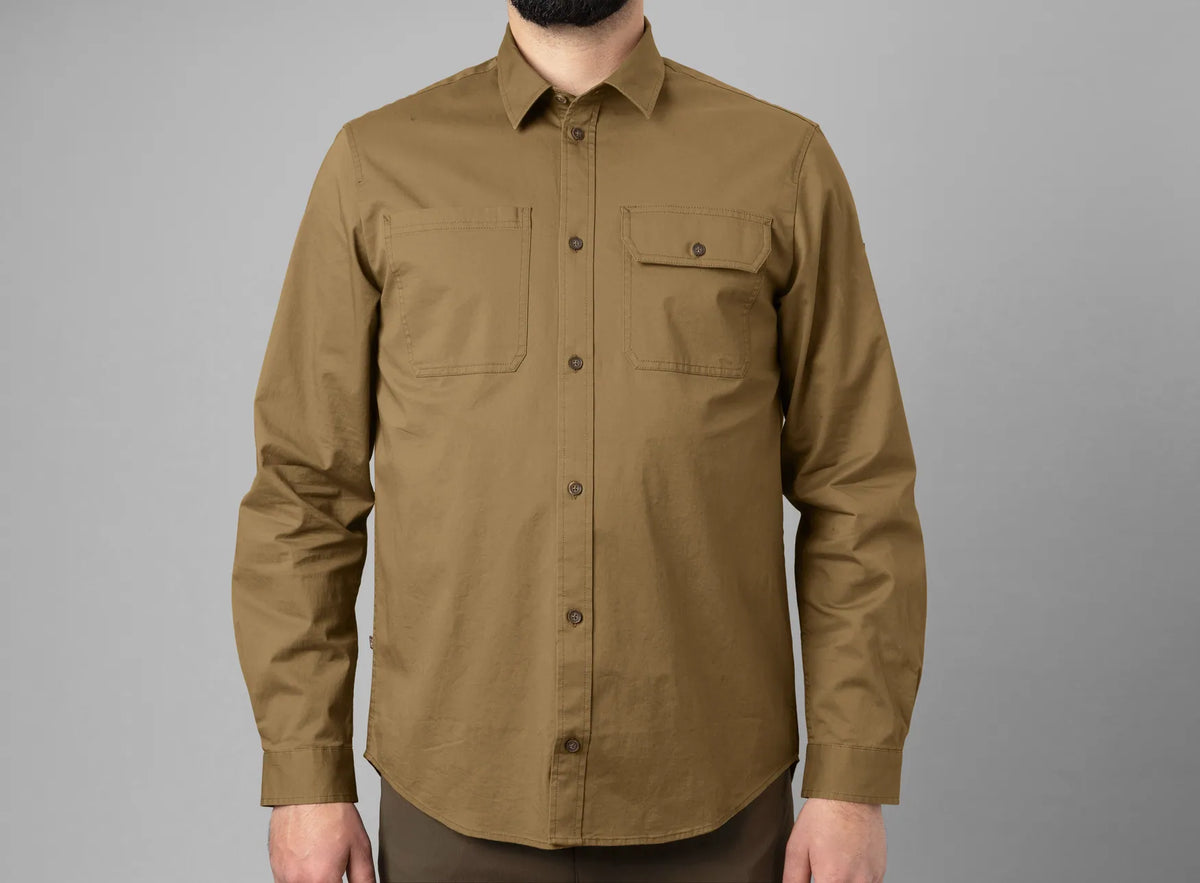 Trym L/S skjorte - Antique sand