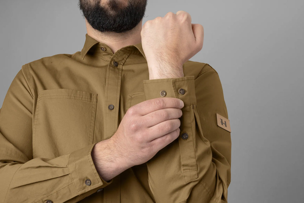 Trym L/S skjorte - Antique sand