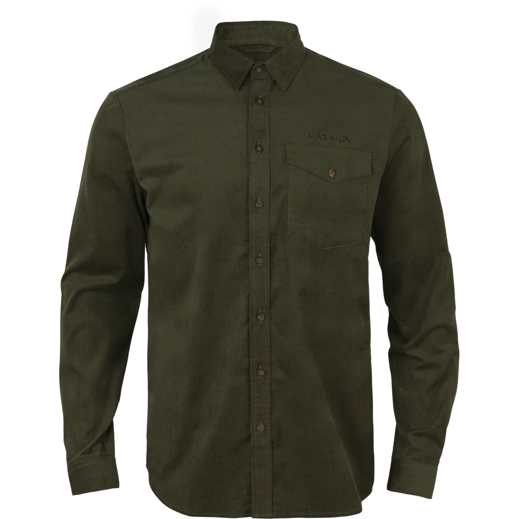 Kaldfjord corduroy shirt - Willow green