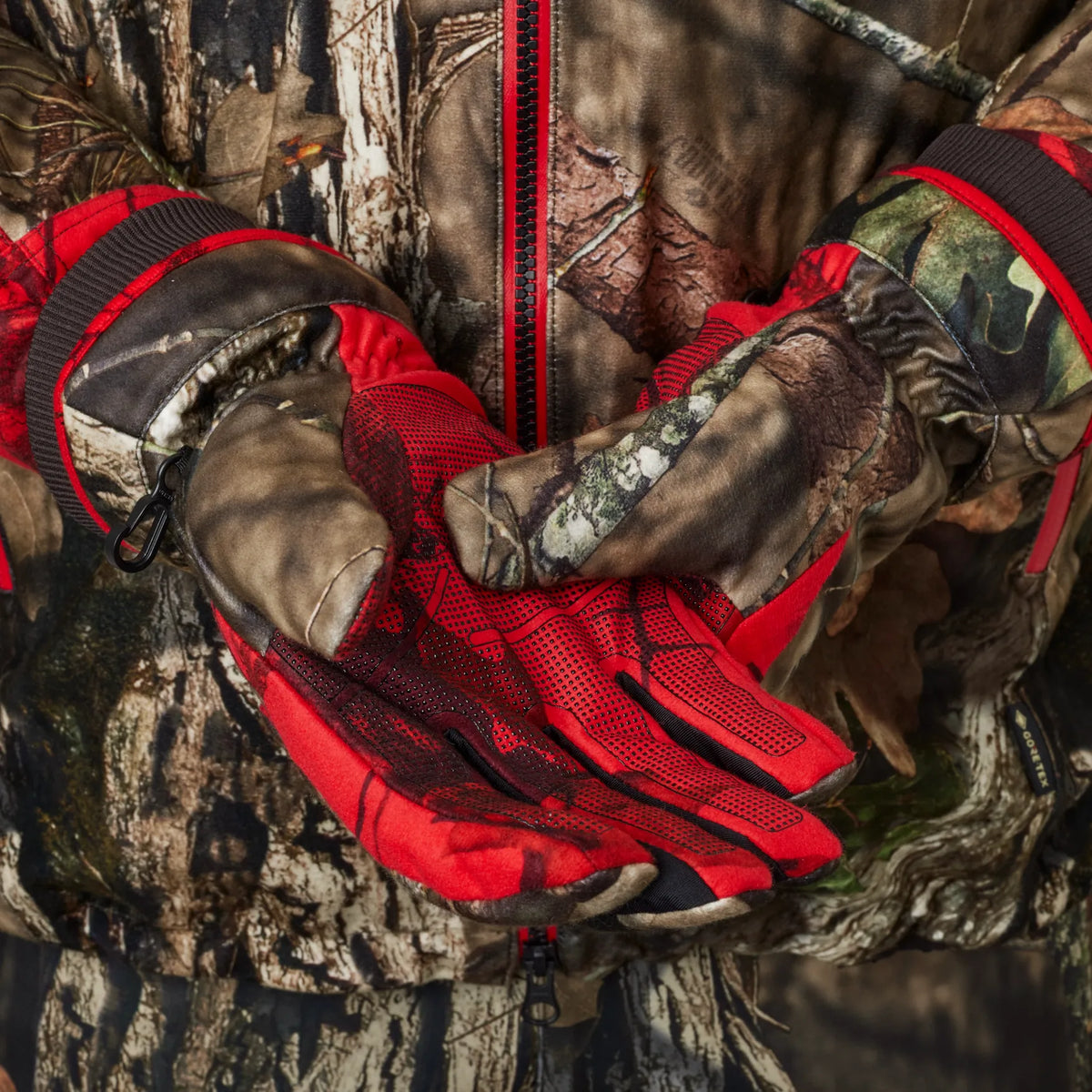 Moose Hunter 2.0 GTX gloves - MossyOak®Break-Up Country®/MossyOak®Red