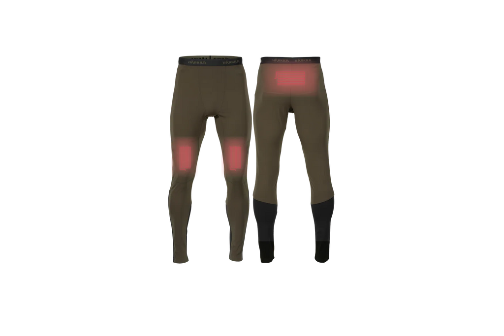 Härkila Heat Long Johns - Willow green/Black