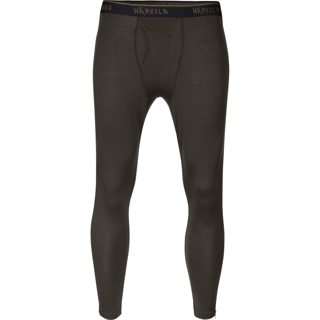 Härkila Base All Season side zip long johns - Shadow brown