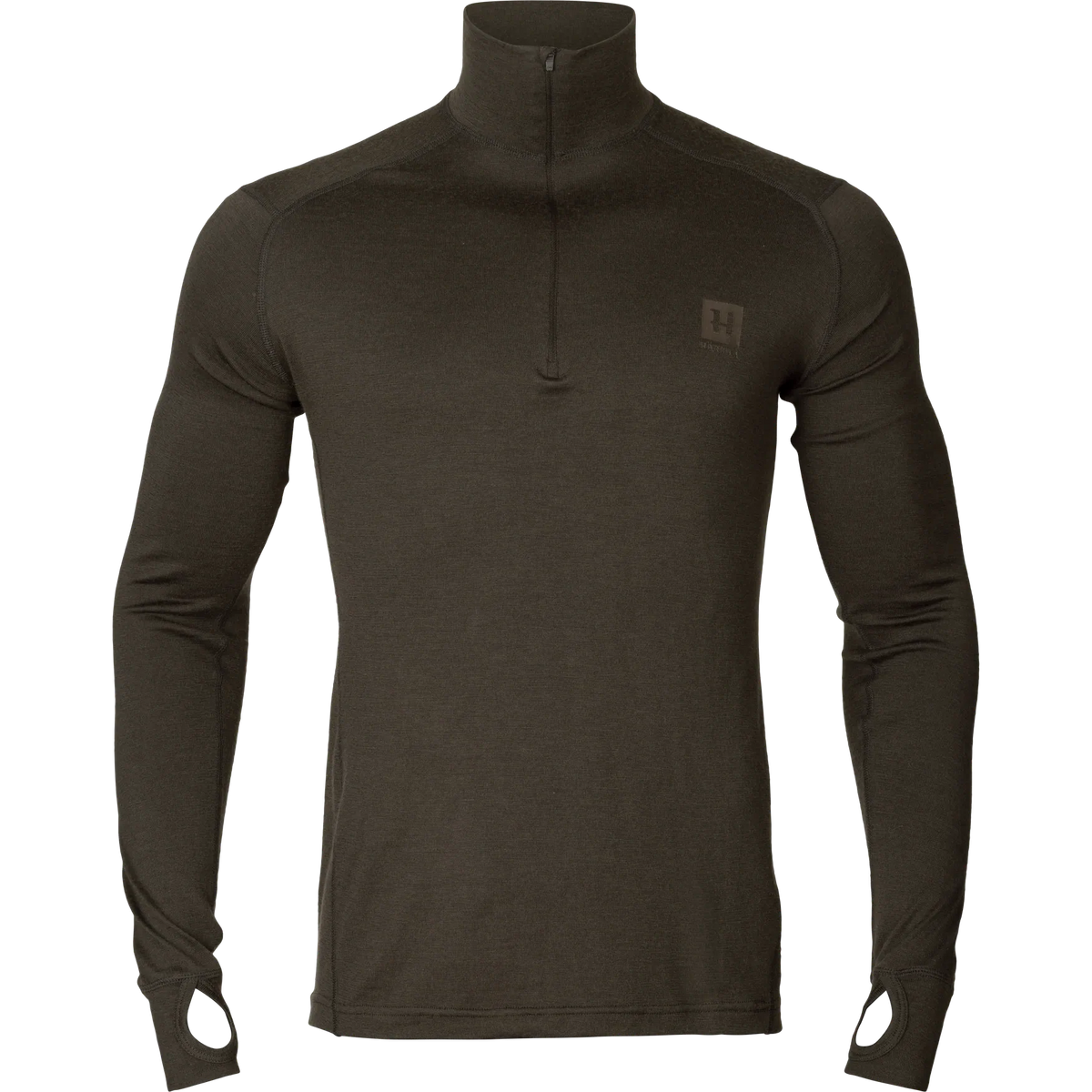 Härkila Base All Season half zip - Shadow brown
