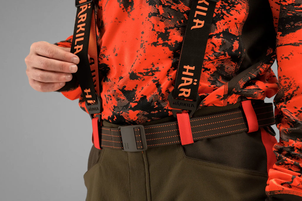 Wildboar Pro Tech braces - Brown/Orange blaze