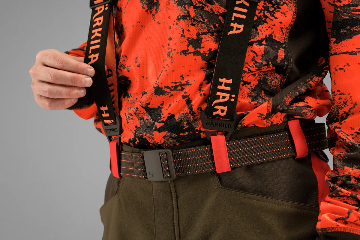 Wildboar Pro Tech braces - Brown/Orange blaze