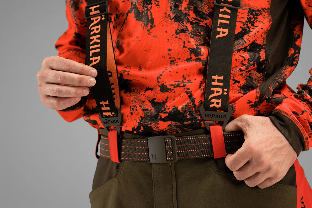 Wildboar Pro Tech braces - Brown/Orange blaze