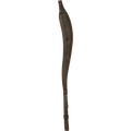 Rifle sling in leather - Dark brown