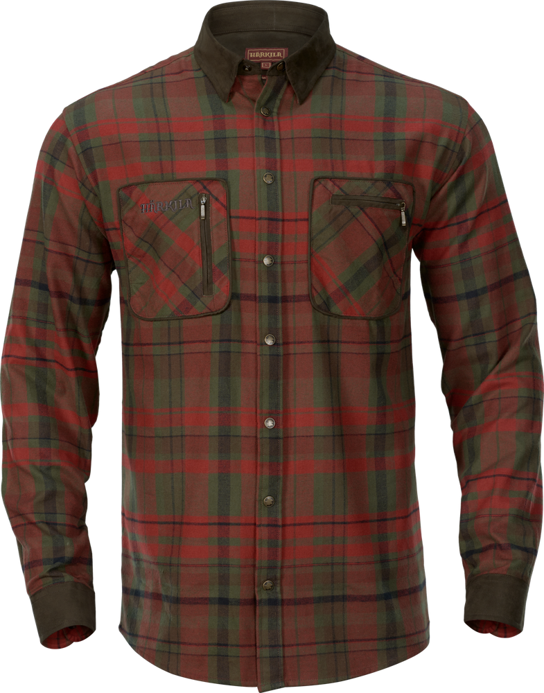 Pajala shirt - Red autumn check