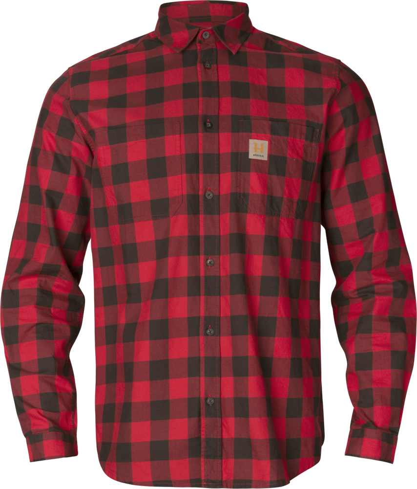 Härkila Scandinavian L/S shirt - Red check